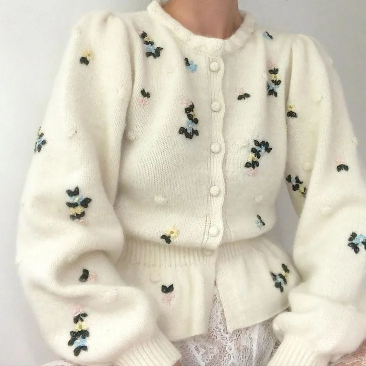 Elegant Crochet Handknitted Sweater