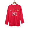 Vintage Soccer Jersey RONALDO #7 Manchester United Home Long Sleeve 2007/08 &ndash; UCL Final