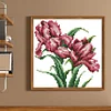 Orchid - 14CT Stamped Cross Stitch 17*17cm/6.69*6.69in(Brand)