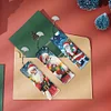 3Pcs Diamond Painting Santa Claus Bookmark for Book Lovers