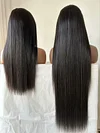 13x4 Full Lace Frontal Wig straight Wig 20/30inches black Hair Pre Plucked Human Hair Wig