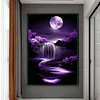 (US Only)Waterfall Printed Cross Stitch Kit 40x60cm DIY 14CT Thread Art Needlework Decor