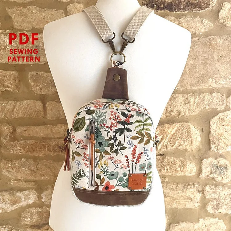 Pebble Sling Bag SEWING PATTERN PDF—【Include Instructions】