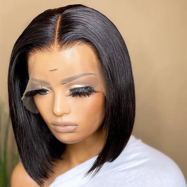 Jewtribute Hair®|Short Bob Wig Straight Lace Wigs for Black Women