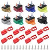 5-50A Car Overcurrent Protector DC 12/24V Car Circuit Breaker for Car Truck Boat