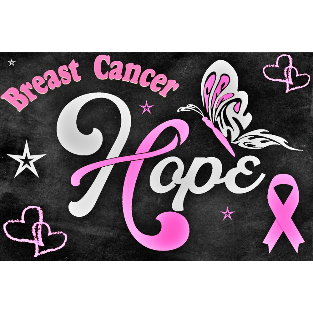 

Breast Cancer Hope - Round Drill Diamond Painting - 40*30CM, 501 Original