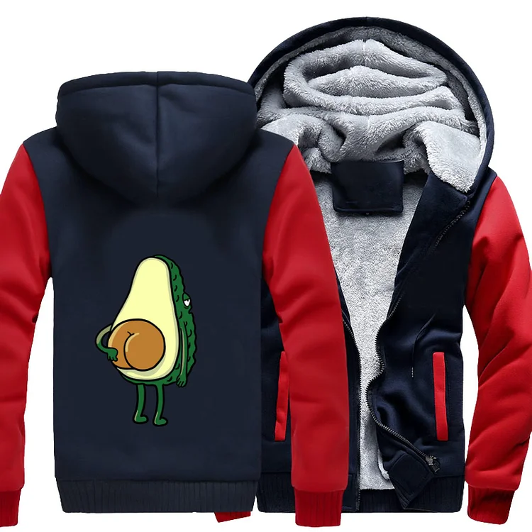 Mr Avocado Ass Hurts, Fruit Fleece Jacket