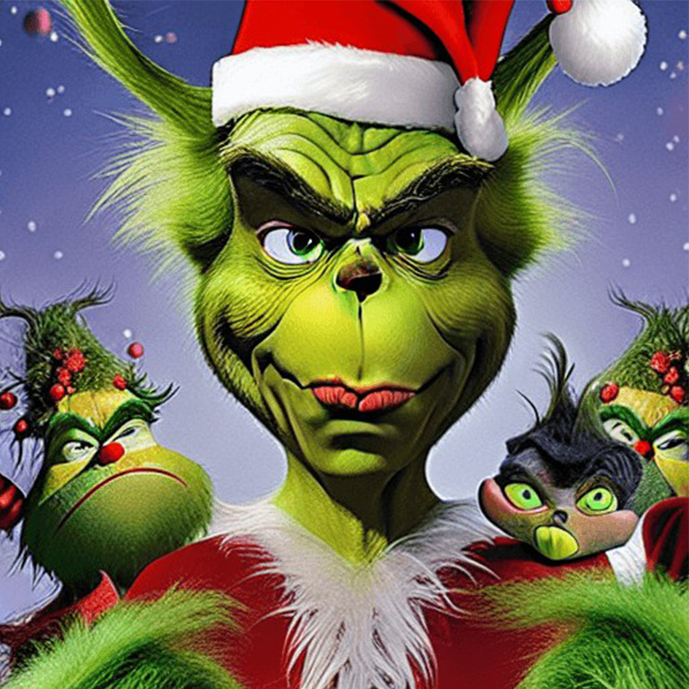 

Christmas The Grinch - Square Drill Diamond Painting - 30*30CM, 501 Original