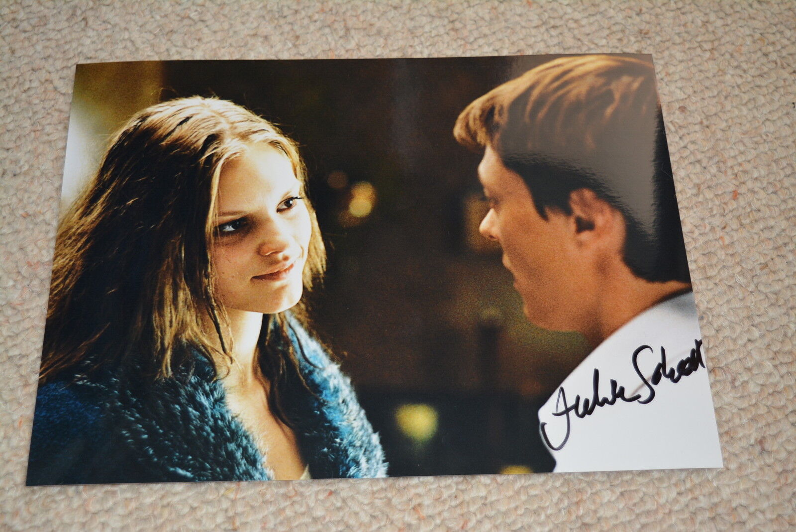 JULIA SCHACHT signed autograph In Person 8x10 20x25 cm ACTRESS NORWAY Next Door