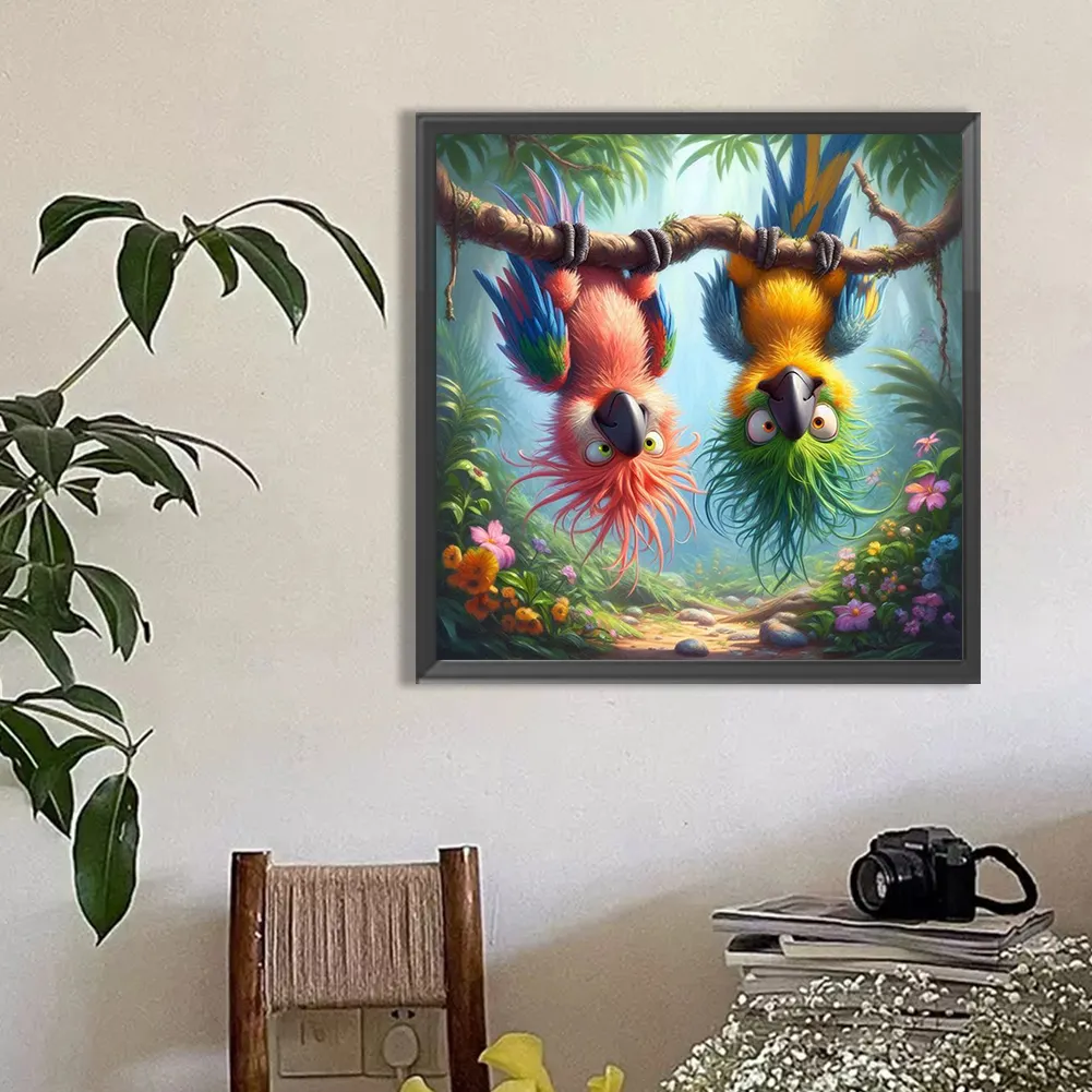 Diamond Painting - Full Round Drill - Parrot(Canvas|40*40cm)