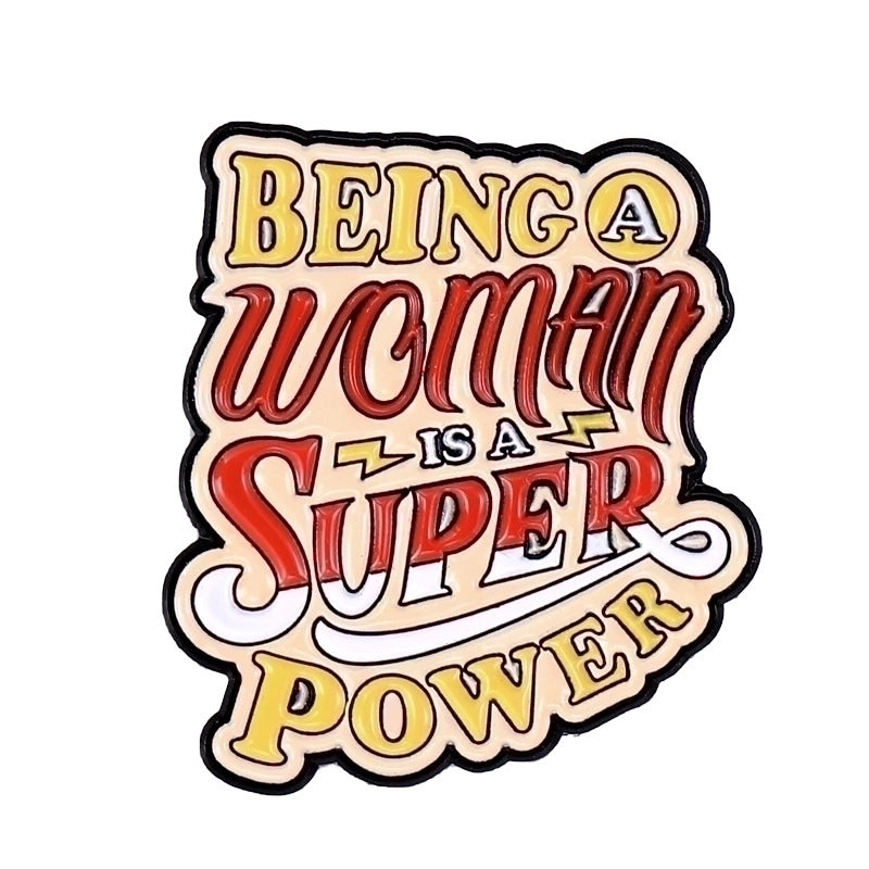 New Creative English Letter Personality Badges Small Jewelry Sweater Scarf Metal Scarf Buckle Pin Accessories