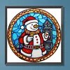Diamond Painting-DIY Crystal Rhinestone Xmas Snowman