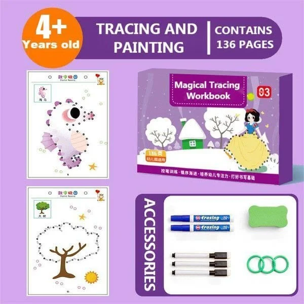 Let Your Kids Win At The Starting Line &ndash; Magical Tracing Workbook Set