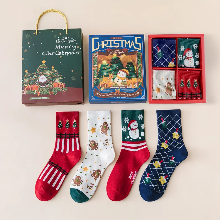 Christmas Socks Gift Box VangoghDress