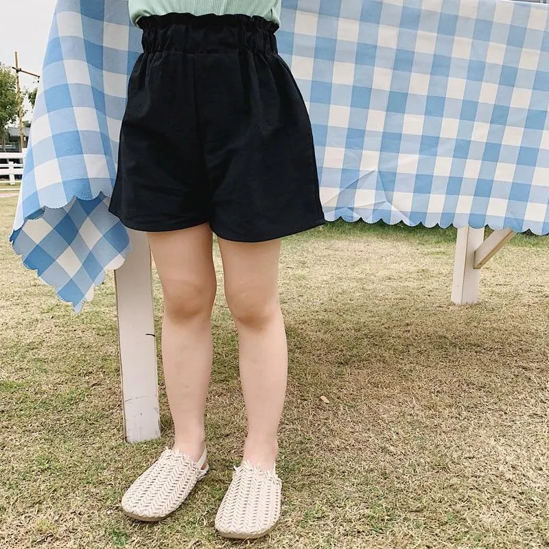 2-8T Summer Floral Shorts For Girls Toddler Kid Baby Clothes Loose Flower Print Skirt Shorts Cute Sweet Lovely Beach Trousers