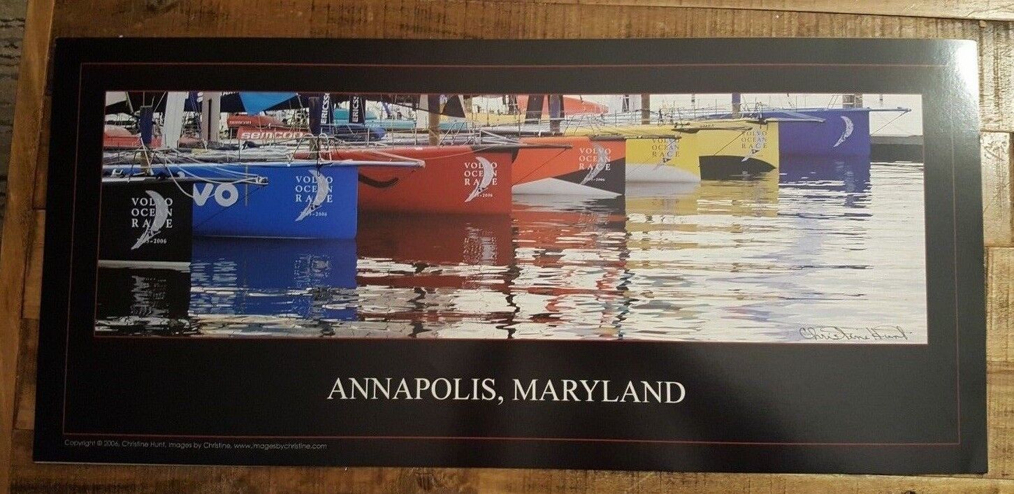 ANNAPOLIS, MARYLAND Photo Poster paintinggraph Print - 2006 by Christine Hunt - SIGNED