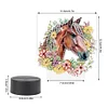 Cute Animal Diamond Painting LED Lamp Diamond Painting Night Light (Horse)