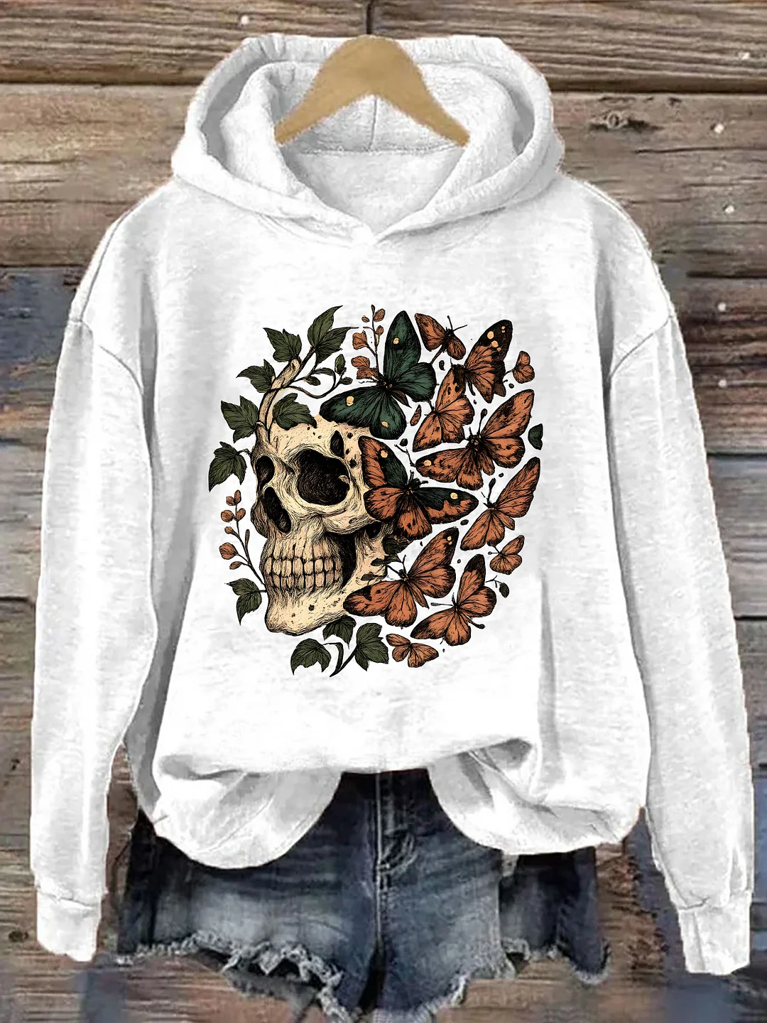 Skull & Butterflies Hoodie