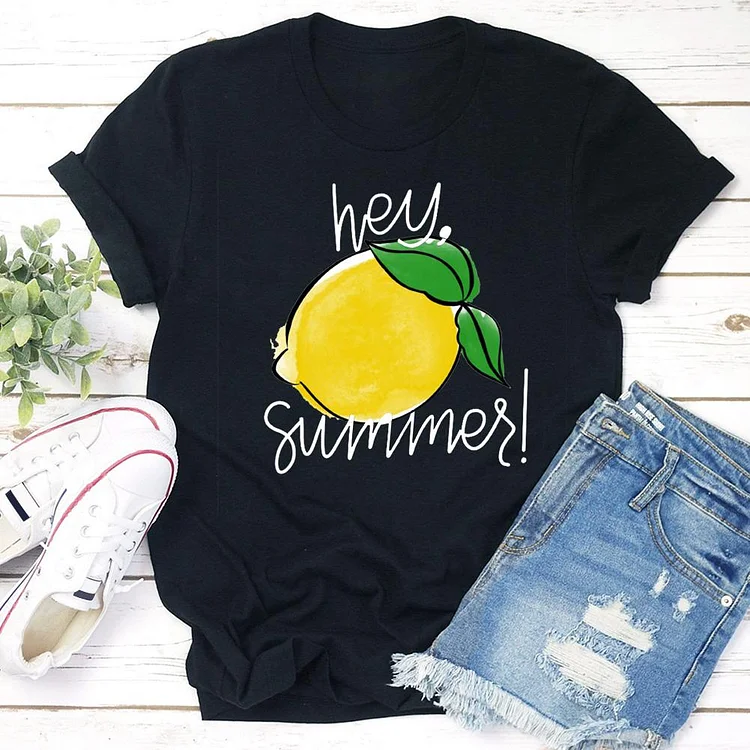 A Yellow Lemon Summer T-Shirt-04125