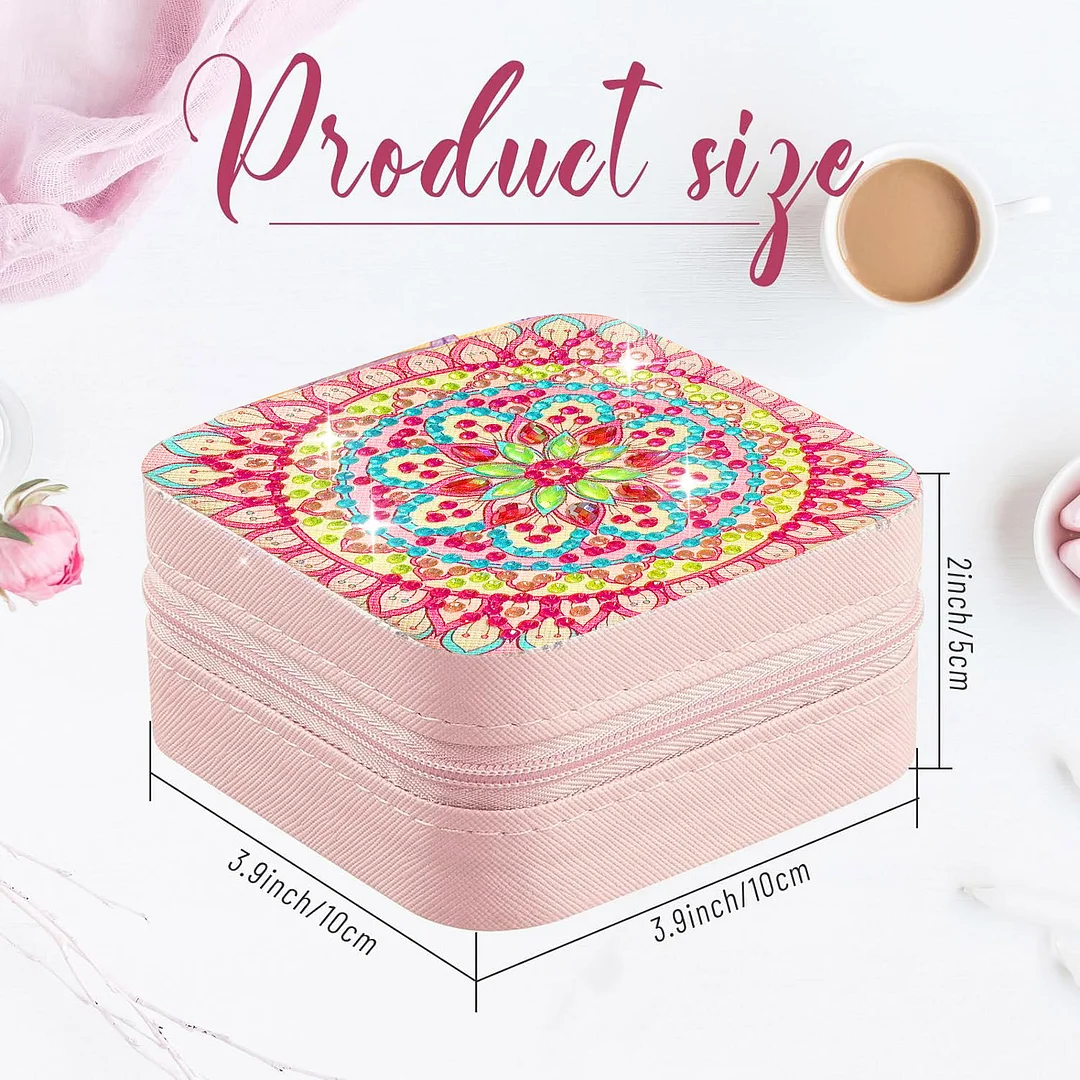 DIY Jewelry Storage Box Special Shape Diamond Case
