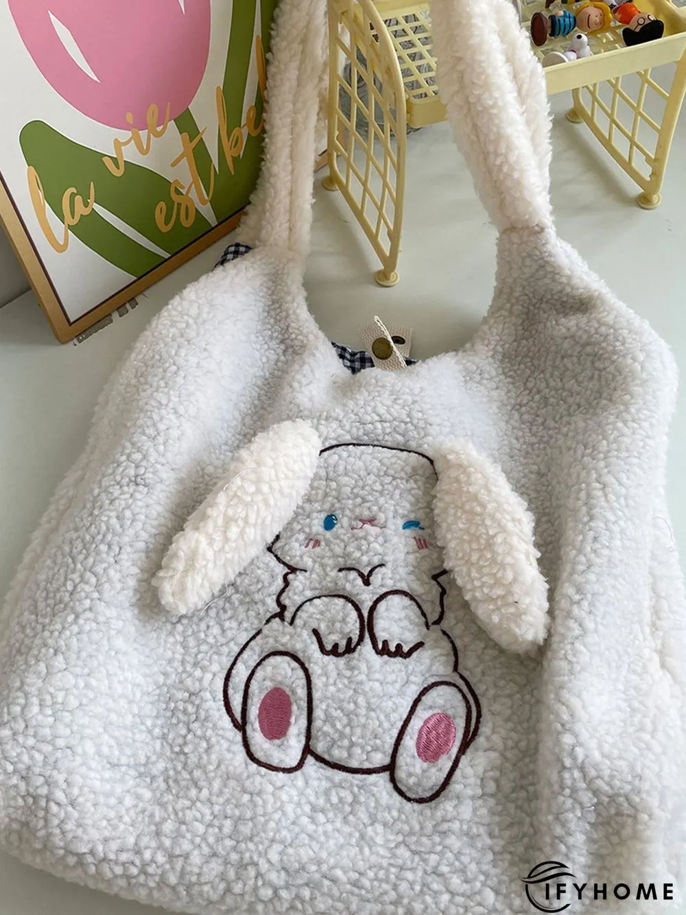 Plush New Year Cute Rabbit Shoulder Bag | IFYHOME