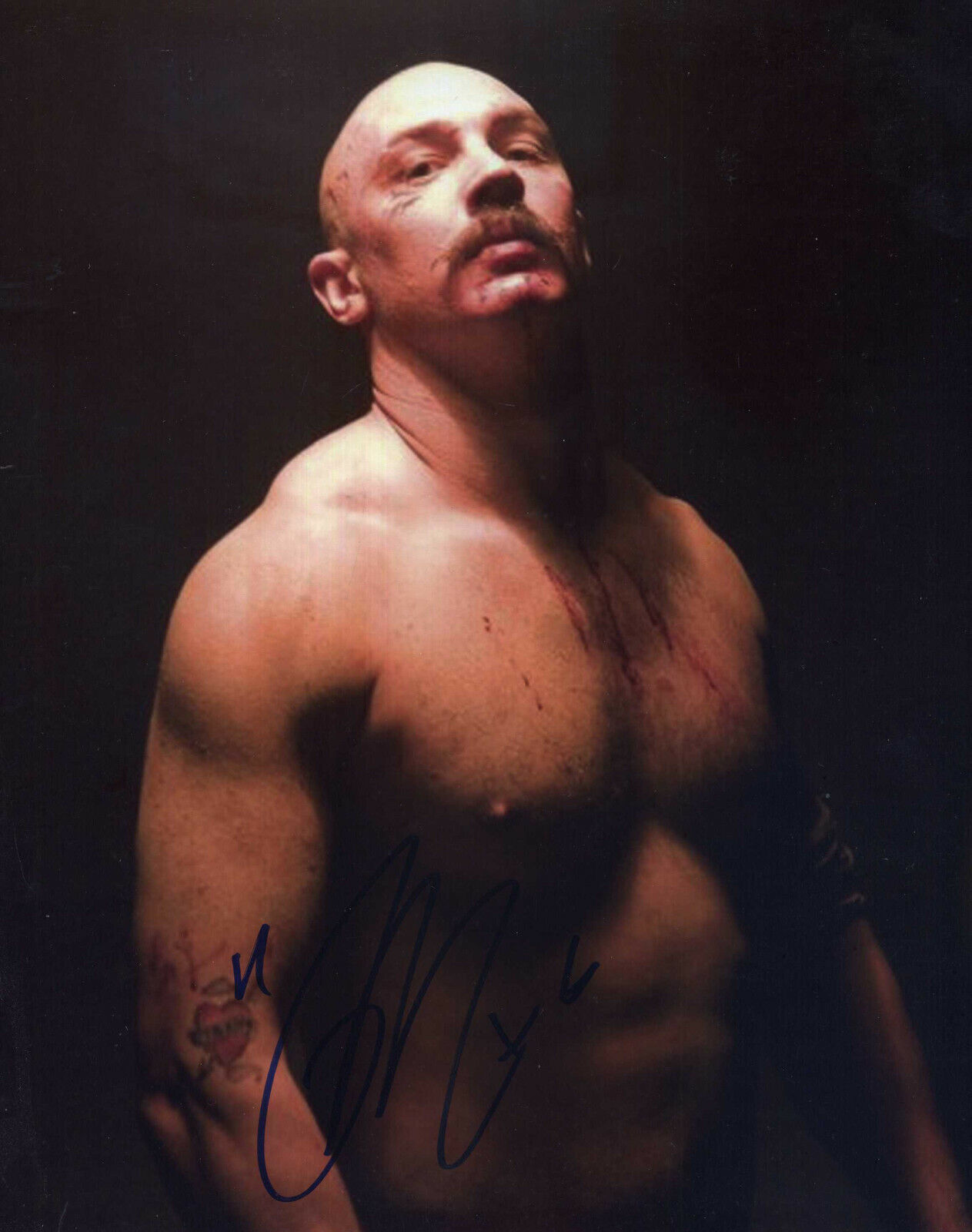 TOM HARDY Signed 'BRONSON' Photo Poster paintinggraph - Film Star Actor - preprint