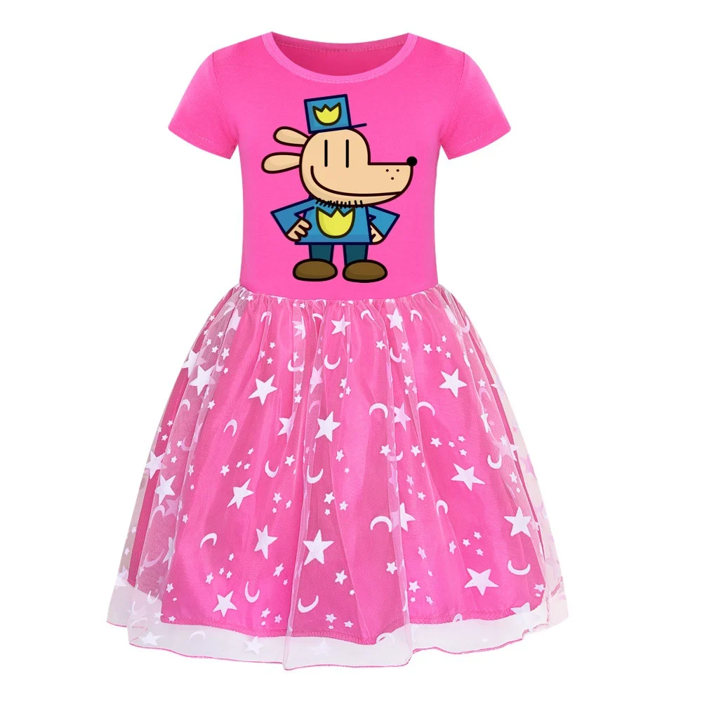 Buzzdaisy Dog Man Mesh Skirt for Kids