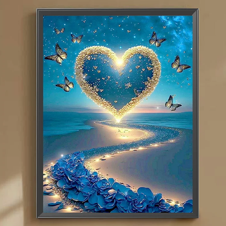 2PCS Dream Path 30*40CM(Canvas) Full Round Drill Diamond Painting