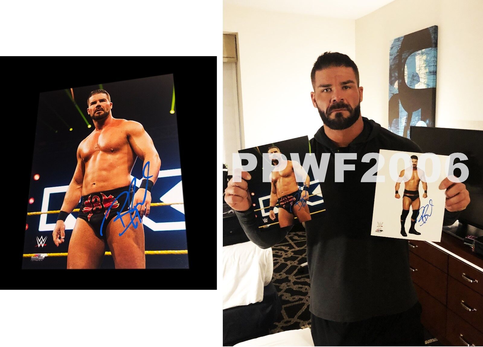 WWE BOBBY ROODE HAND SIGNED AUTOGRAPHED 8X10 Photo Poster paintingFILE Photo Poster painting WITH PROOF & COA 5