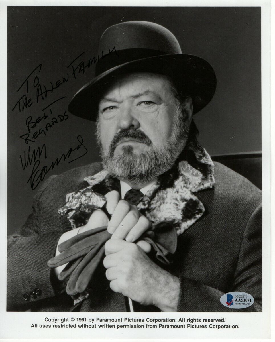 William Conrad Signed Autographed 8X10 Photo Poster painting Nero Wolfe BAS AA51071