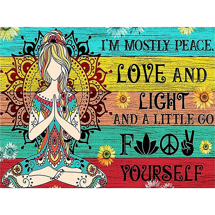 DIY - Motto 11CT Stamped Cross Stitch 50*40CM