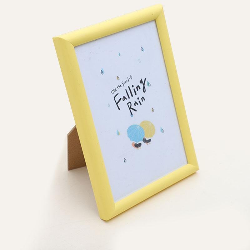 6'' x 8''  Nordic Style Rectangular Yellow Beige Picture Frames