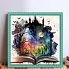(Stamped/Counted) Magic Book - 11CT Cross Stitch 50*50cm/19.69*19.69in