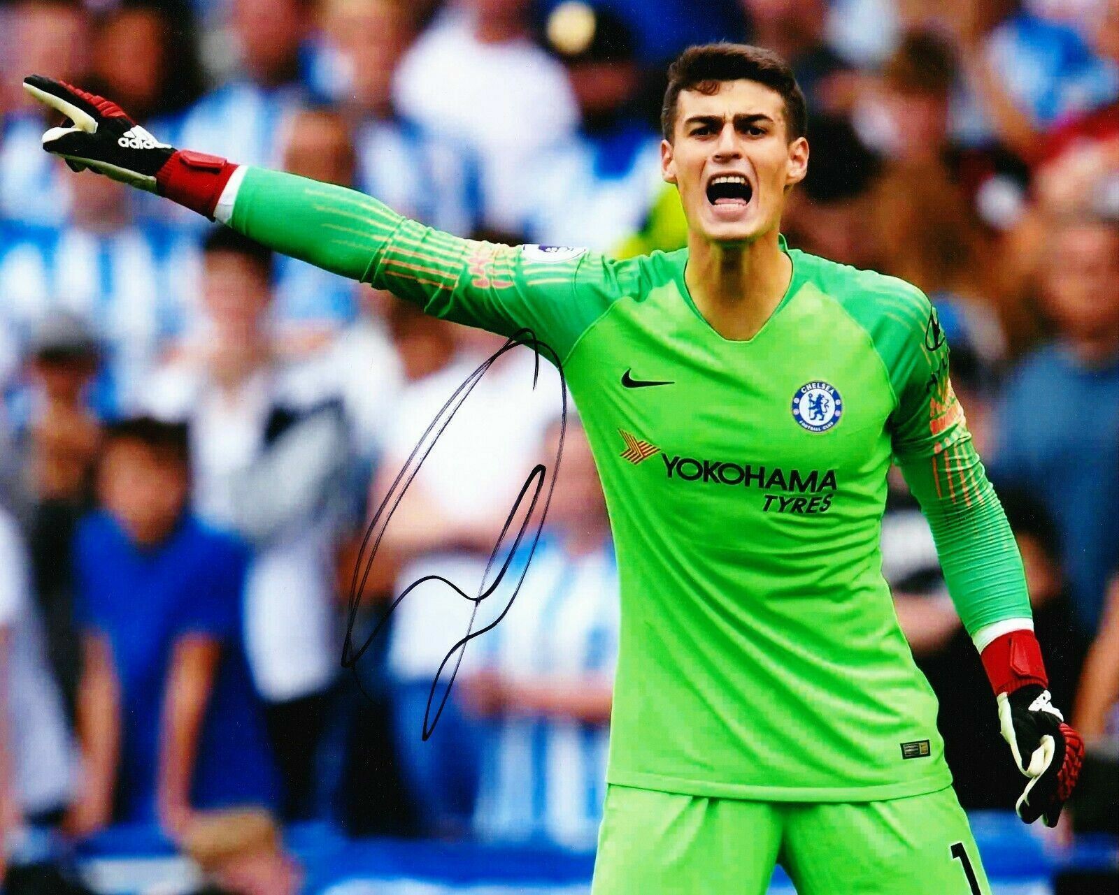 Kepa Arrizabalaga Signed 10X8 Photo Poster painting Chelsea F.C. AFTAL COA (1145)