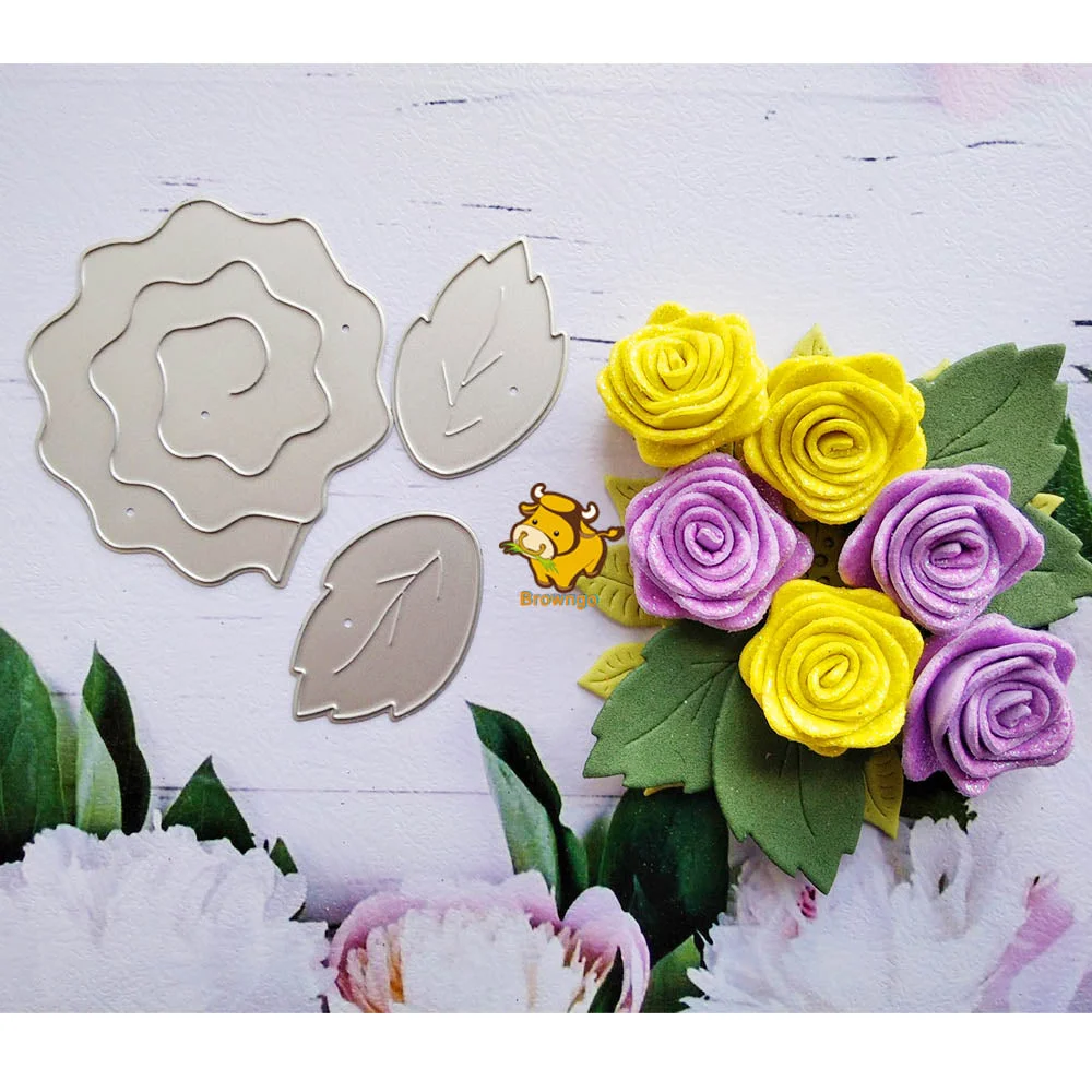 Beautiful Many Flower Series Metal Cutting Dies Stencil Template For DIY Scrapbooking Embossing Paper Cards Album Making Dies