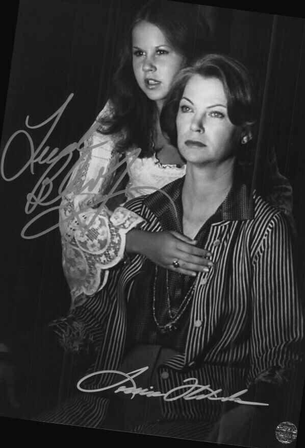 LINDA BLAIR & LOUISE FLETCHER Autographed Original 8x10 Photo Poster painting LOA TTM