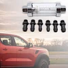 Car Inline Fuel Filter with 6 Connectors for Universal 3/8in 1/4in 5/16in Hose