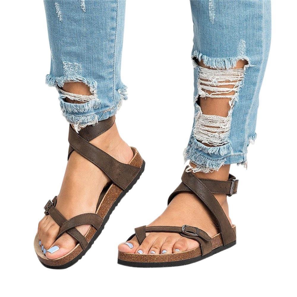 Women Shoes - Women Bohemia Gladiator Leisure Flip Flops Footwear Casual Summer Shoes of pearlzone