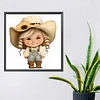 Diamond Painting -DIY Round Drill Farm Cowboy Kids