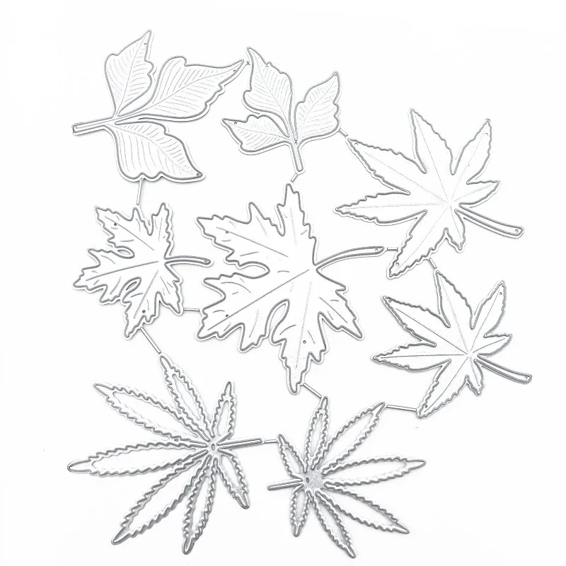 Athvotar Leaves Frame Metal Cutting Dies DIY Scrapbooking Photo Album Decorative Embossing Stencil Paper Card Crafts
