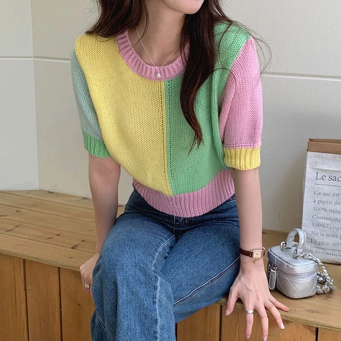 Sweet Candy Knit Top
