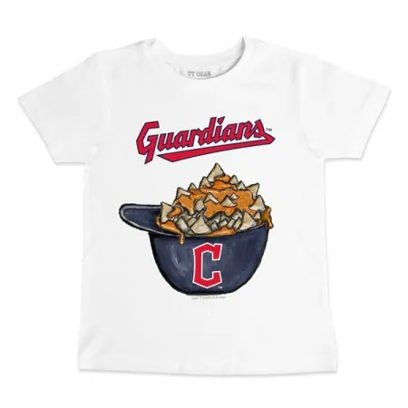 Men's Cleveland Guardians White T-Shirt P2RY
