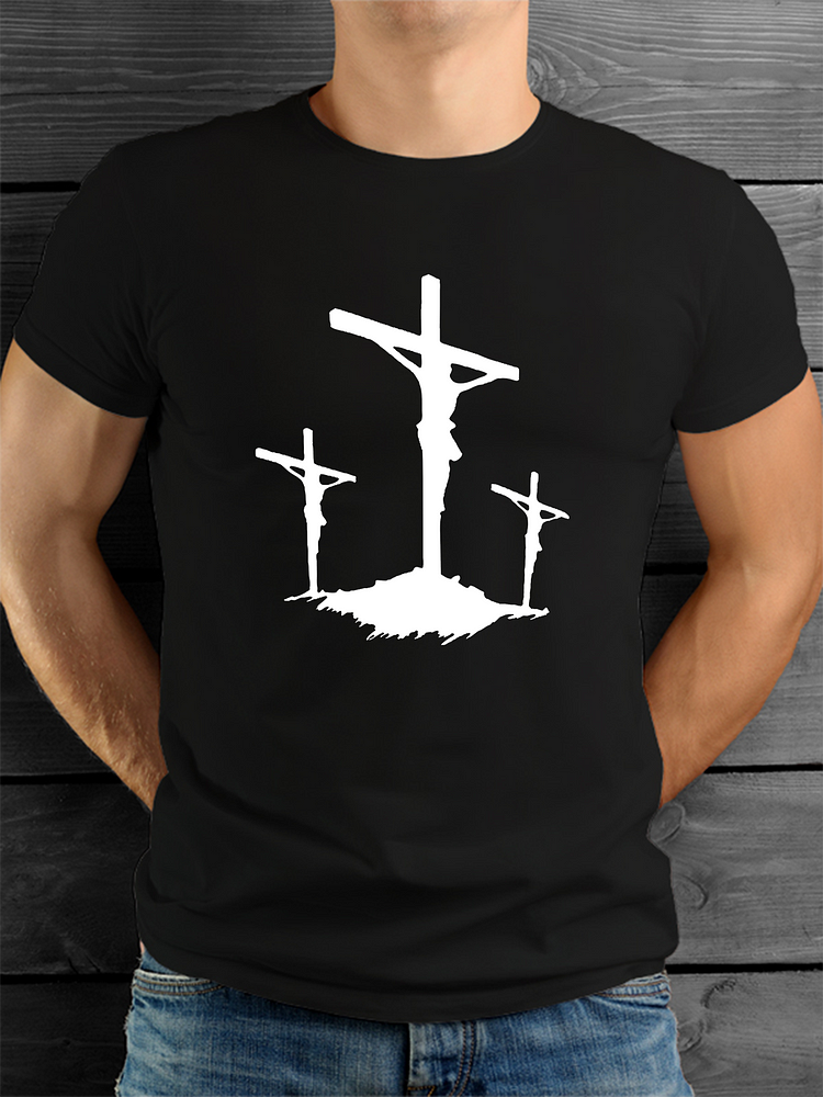 Three Crosses Men's T-shirt