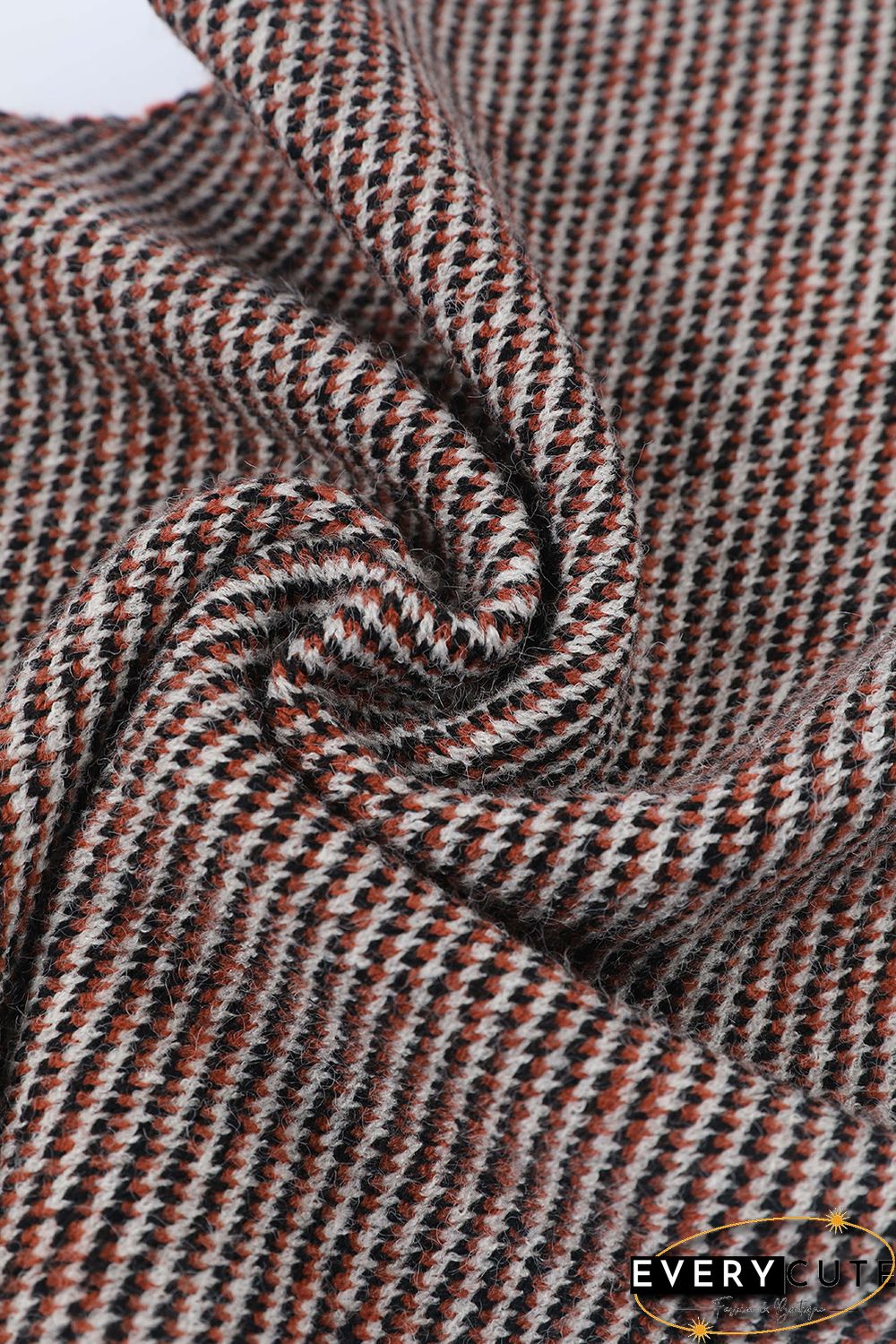 Multicolor Christmas Floret Knitted Shawl Wrap Scarf