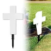 Solar Cross Stake Light Waterproof Outdoor Peaceful Lamp for Garden Balcony Yard