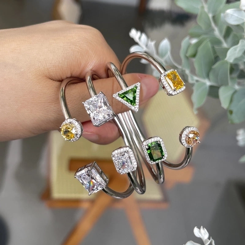 925 Sterling Silver Bangle Minimalist Classic Style