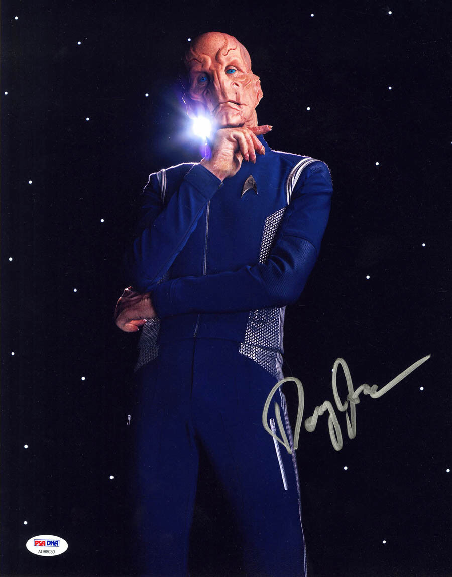 Doug Jones SIGNED 11x14 Photo Poster painting Saru Star Trek Discovery PSA/DNA AUTOGRAPHED