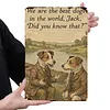 Dog Talk - Vintage Metal Signs - 20*30cm/30*40cm