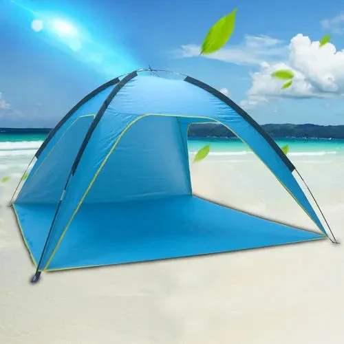 Lightweight Summer Tent Camping TentUV Protection Beach Tent Outdoor Sun Shelter