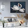 White Swan-14CT Stamped Cross Stitch 52*40cm/20.47*15.75in